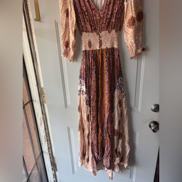 Free People Mexicali Rose maxi dress size S - Picture 3 of 7